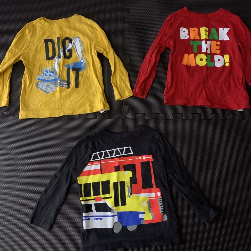 3T Toddler Boy Long Sleeve Shirts